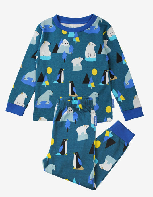 Organic Arctic Print Pyjamas - Toby Tiger UK Retail