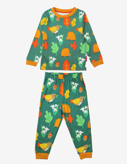 Organic Autumn Print Pyjamas - Toby Tiger UK Retail