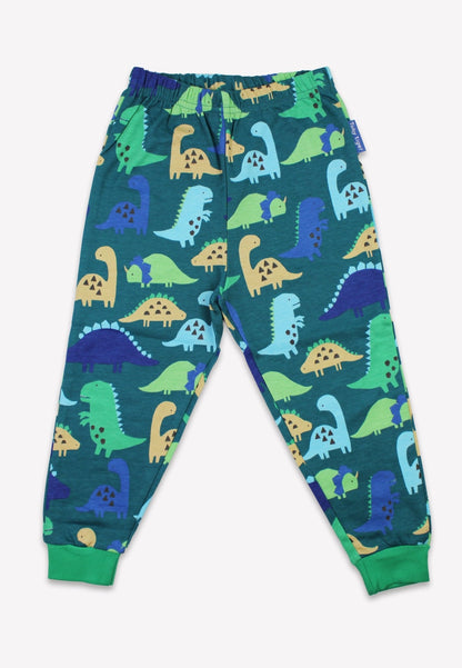 Organic Tonal Dinosaur Print Pyjamas - Toby Tiger