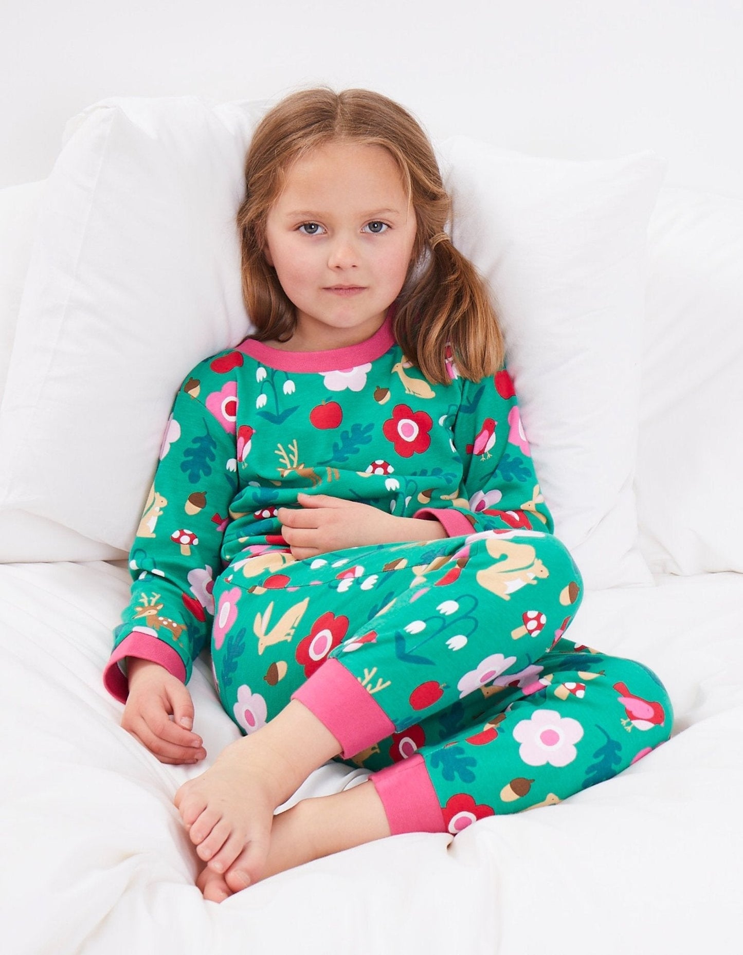 Organic Forest Adventure Print Pyjamas - Toby Tiger UK Retail