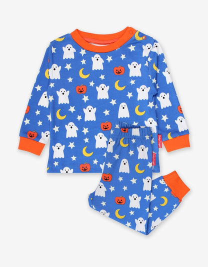 Organic Halloween Print Pyjamas - Toby Tiger UK Retail