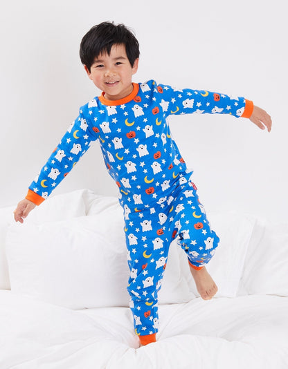 Organic Halloween Print Pyjamas - Toby Tiger UK Retail