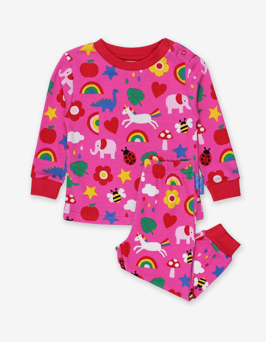 Organic Magical Mix - Up Print Pyjamas - Toby Tiger UK Retail