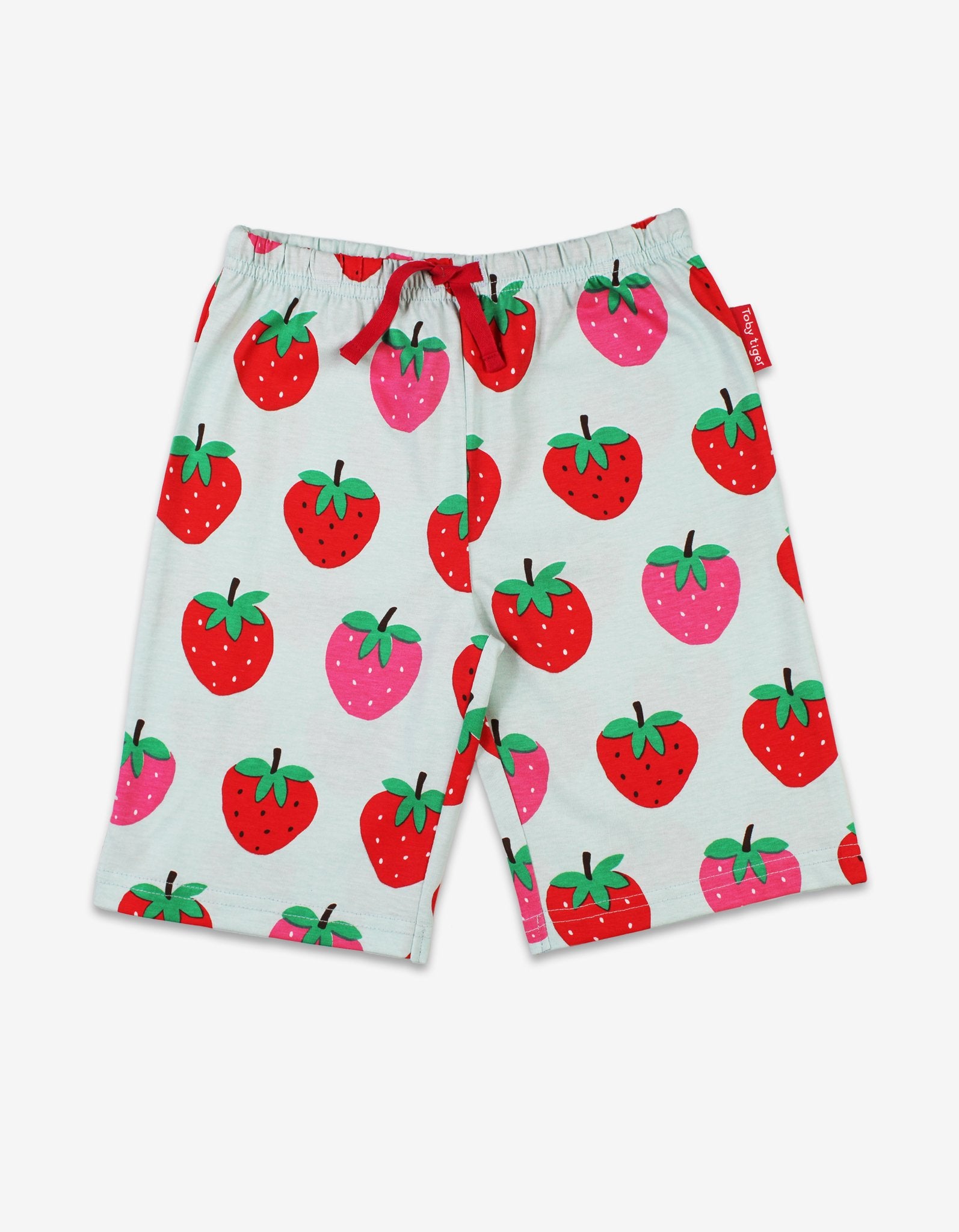 Organic Strawberry Print Short Pyjamas - Toby Tiger UK Retail