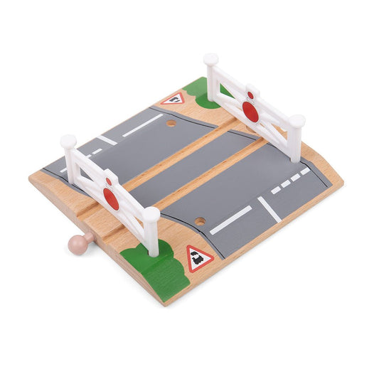 Level Crossing - Wooden Toy Train Accessory - Toby Tiger