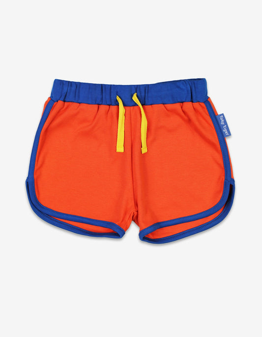 Organic Orange Running Shorts - Toby Tiger UK Retail