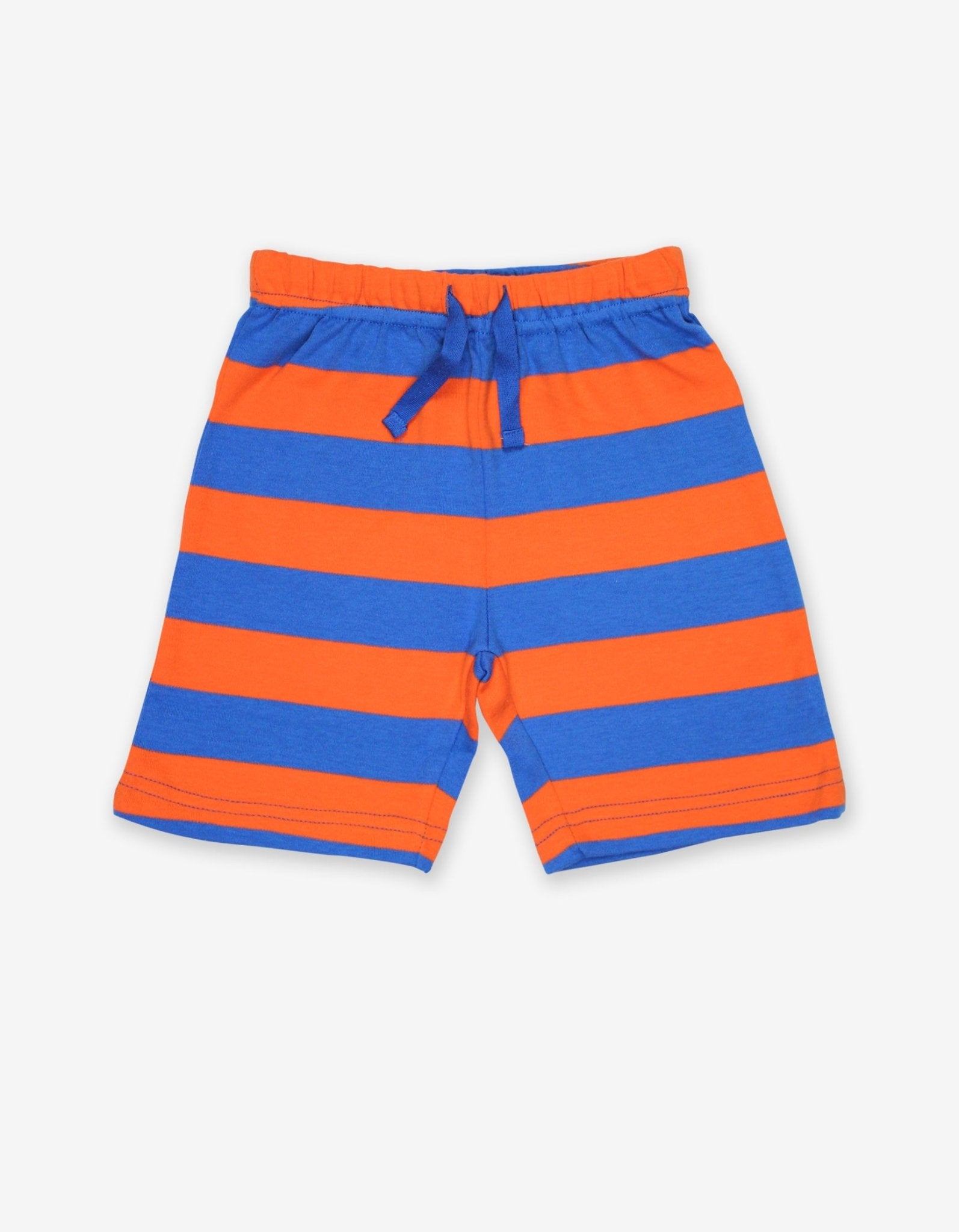 Orange striped shorts on sale