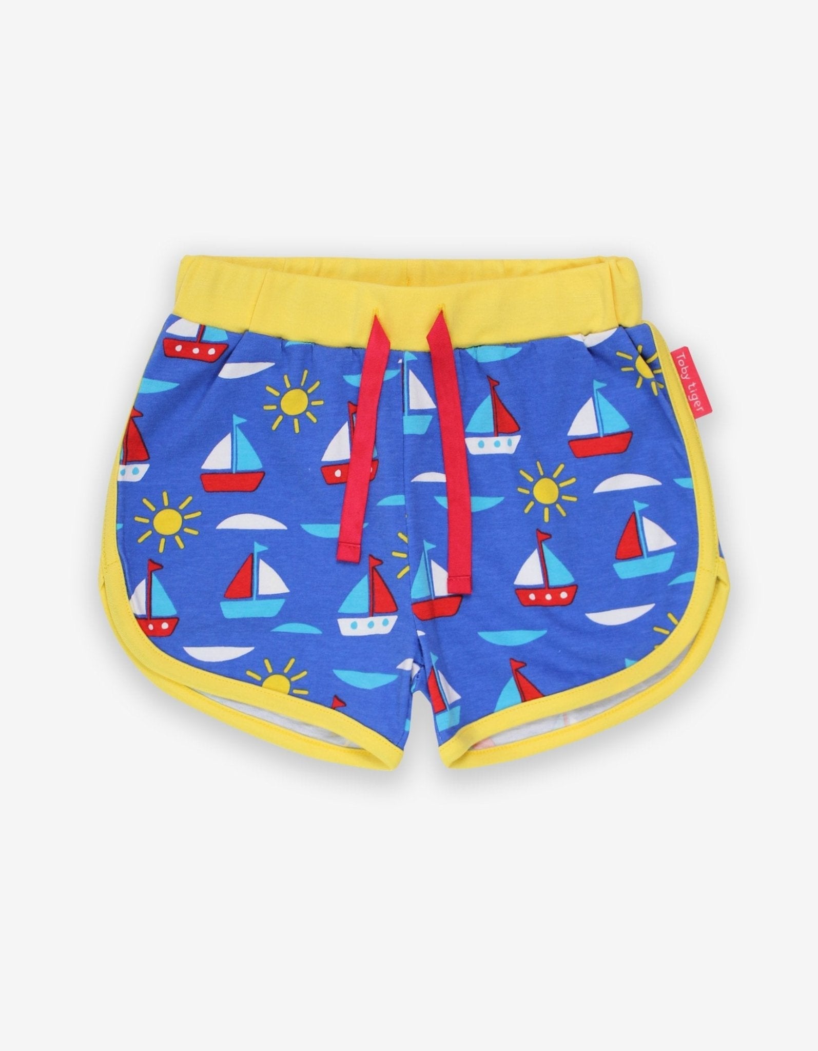 Organic Boat Print Running Shorts - Toby Tiger UK Retail