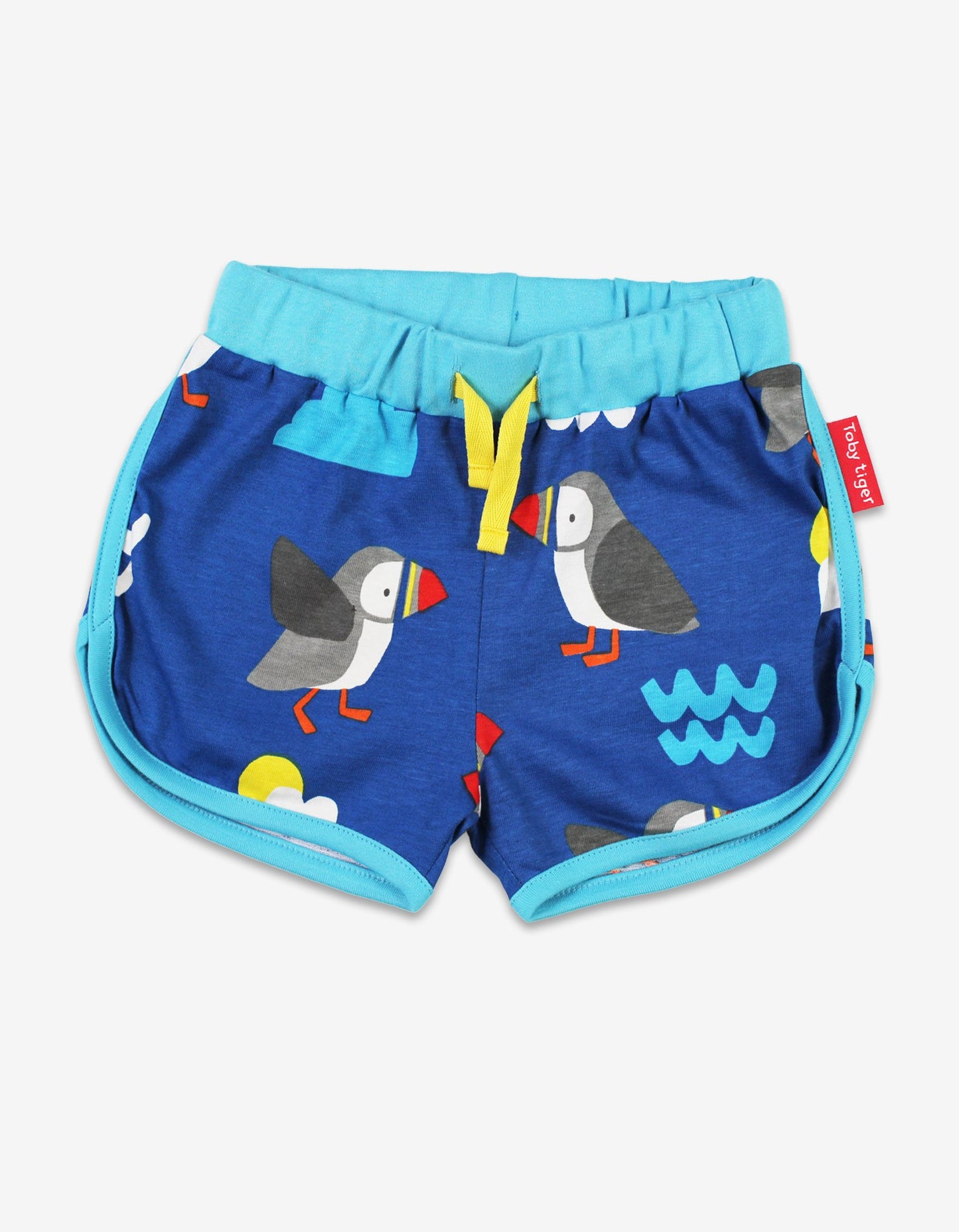 Organic Puffin Print Running Shorts - Toby Tiger UK Retail