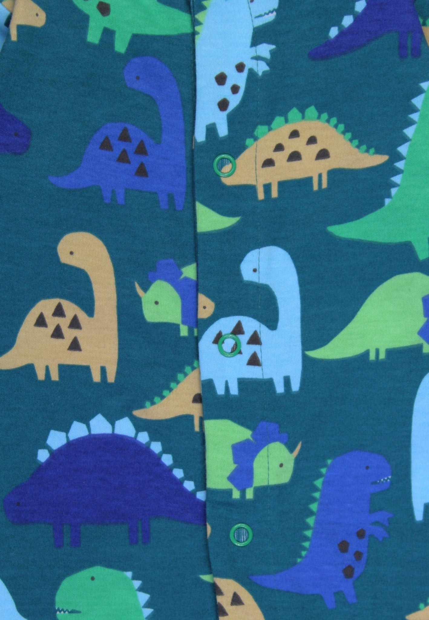 Organic Tonal Dinosaur Print Sleepsuit - Toby Tiger