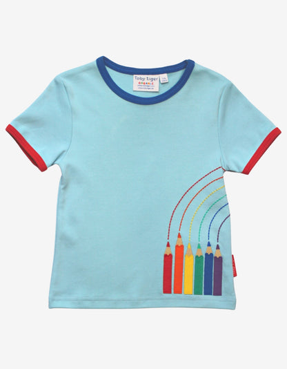 Organic Art Applique T-Shirt - Toby Tiger UK Retail