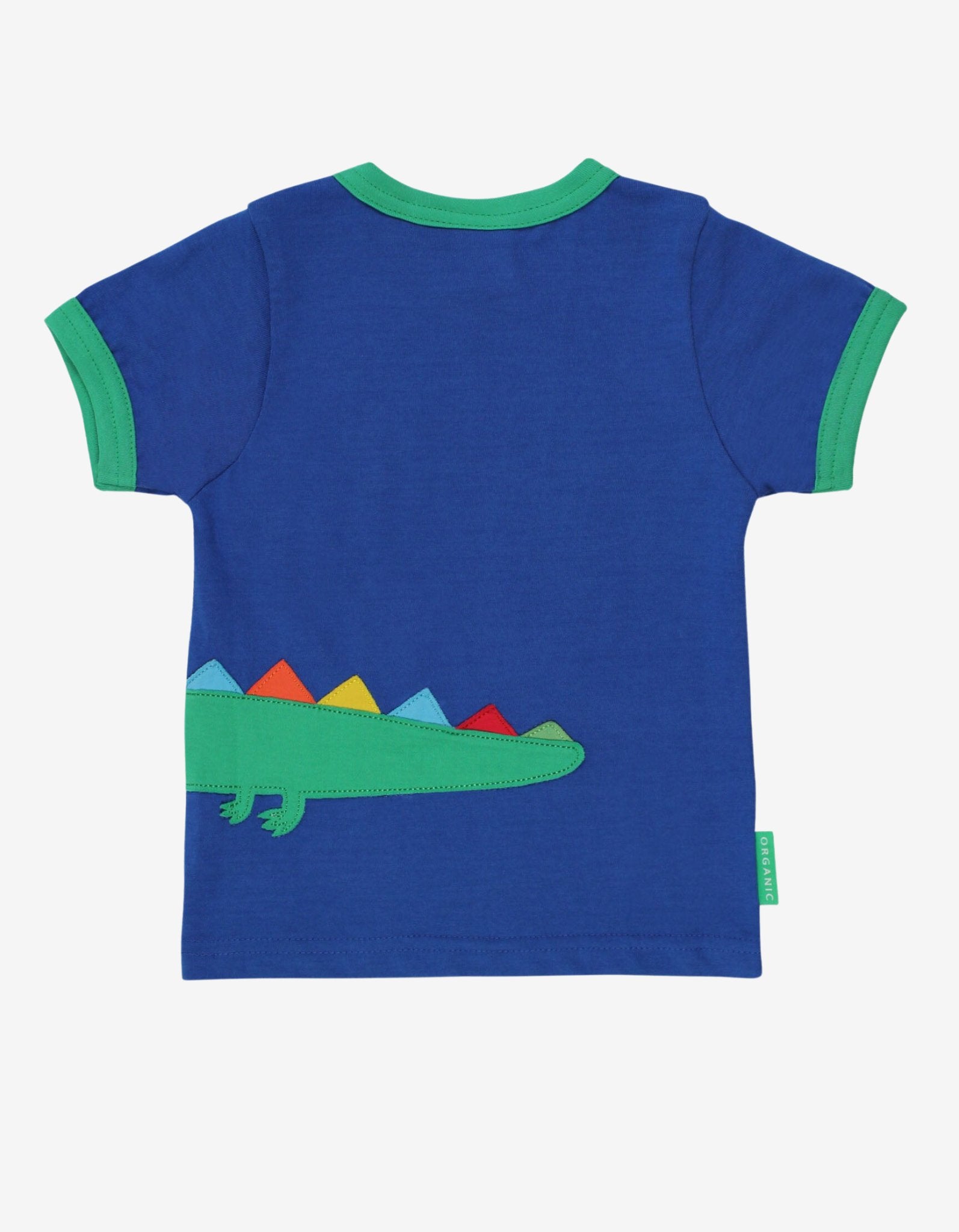 Organic Crocodile Applique T-Shirt - Toby Tiger UK Retail