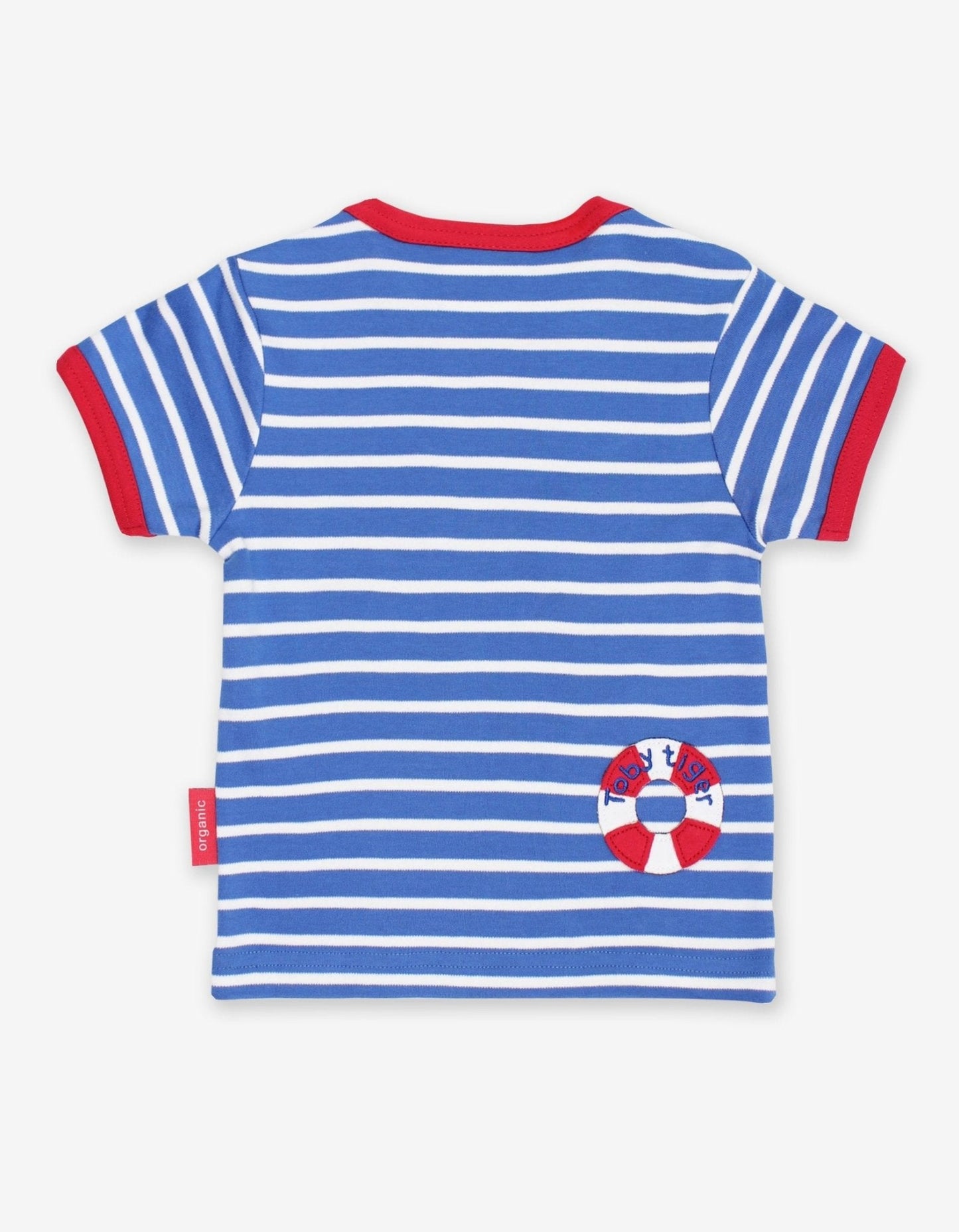 Organic Seaside Applique T-Shirt - Toby Tiger UK Retail