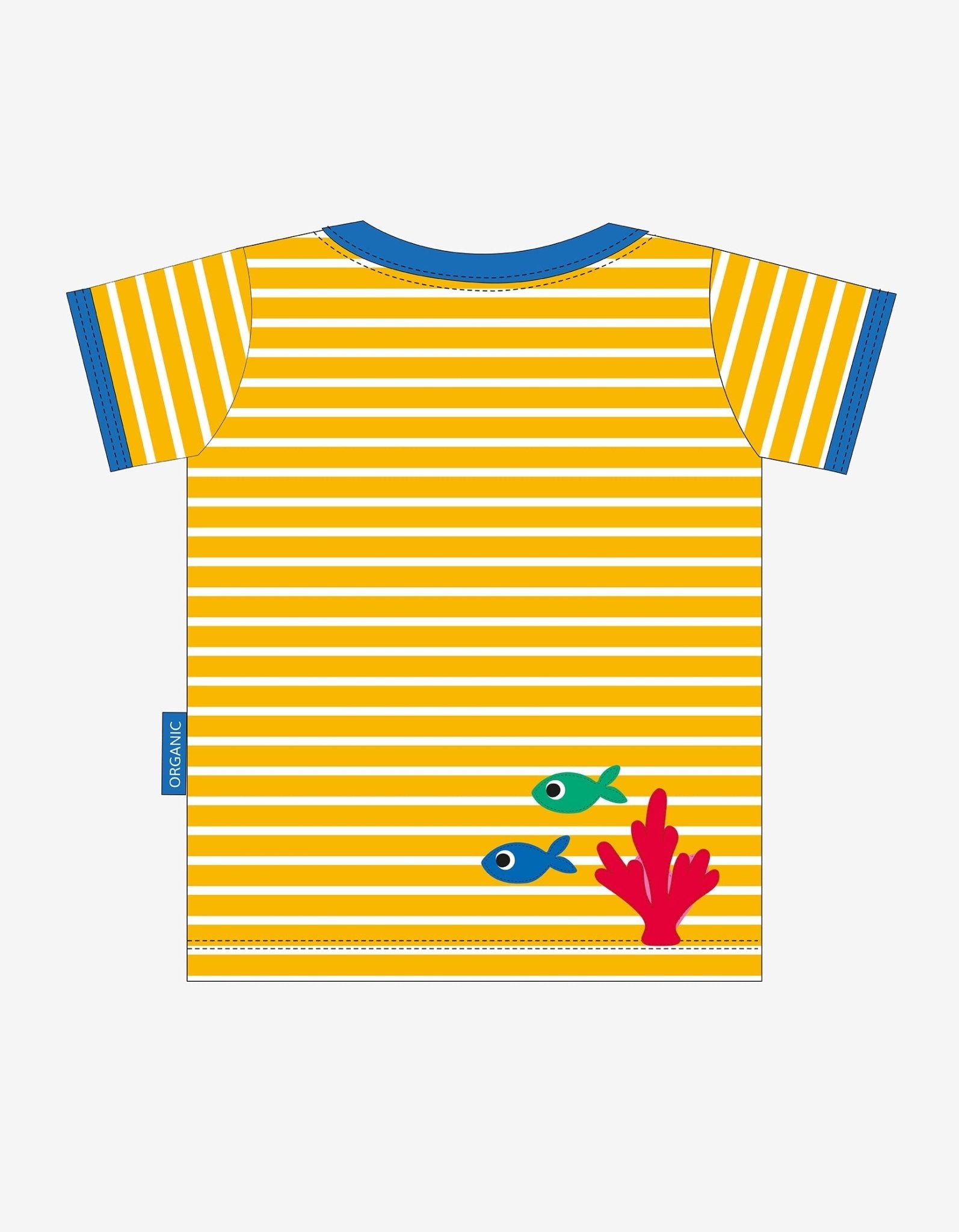 Organic Whale Applique T-Shirt - Toby Tiger UK Retail