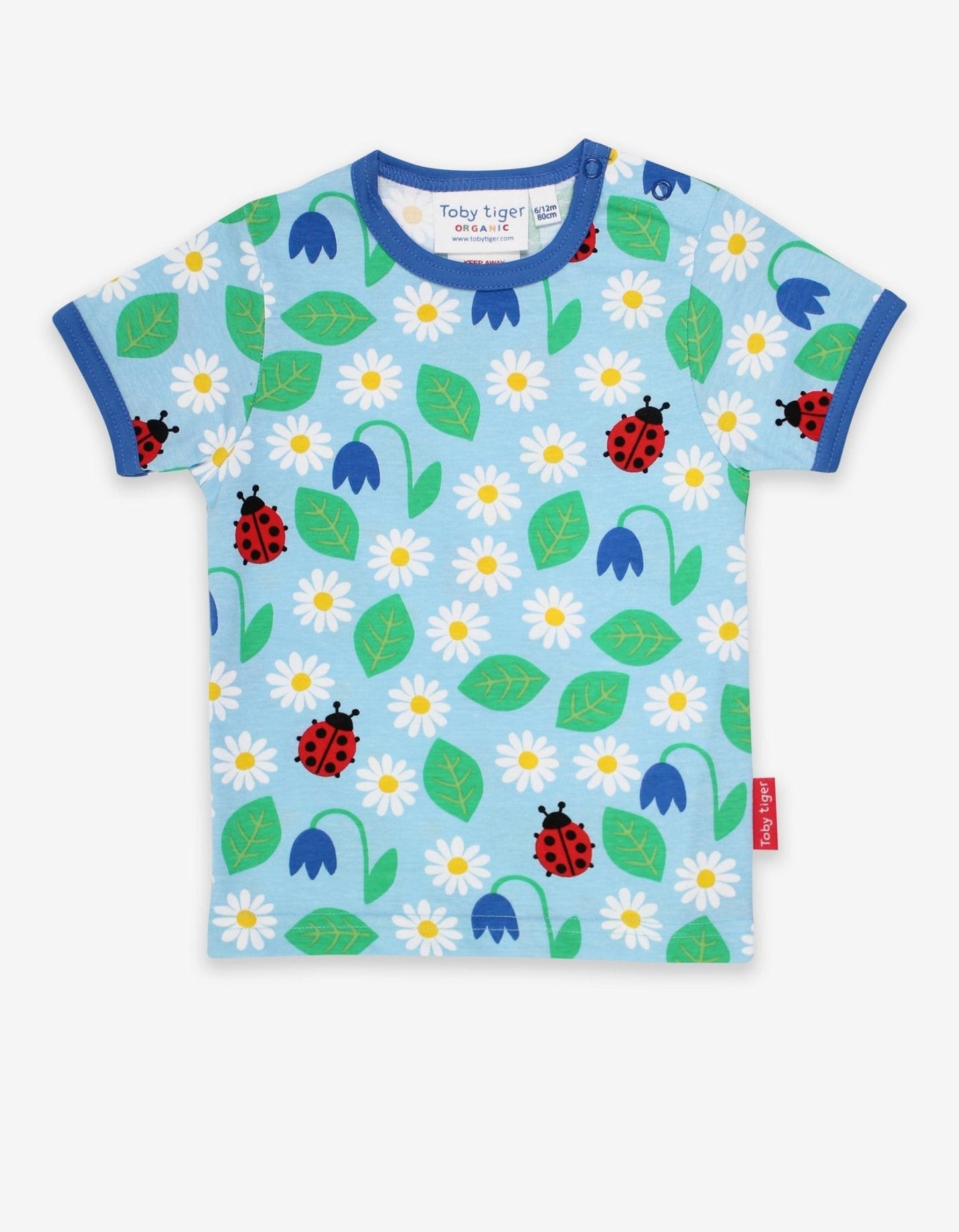 Organic English Garden Print T-Shirt - Toby Tiger UK Retail