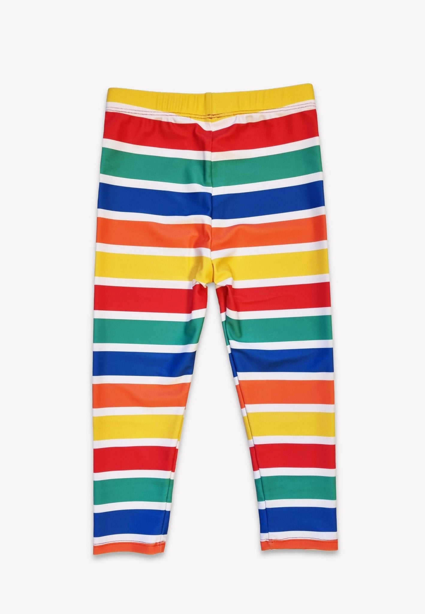 Happy Stripe Print Kids' Swim Leggings - Toby Tiger