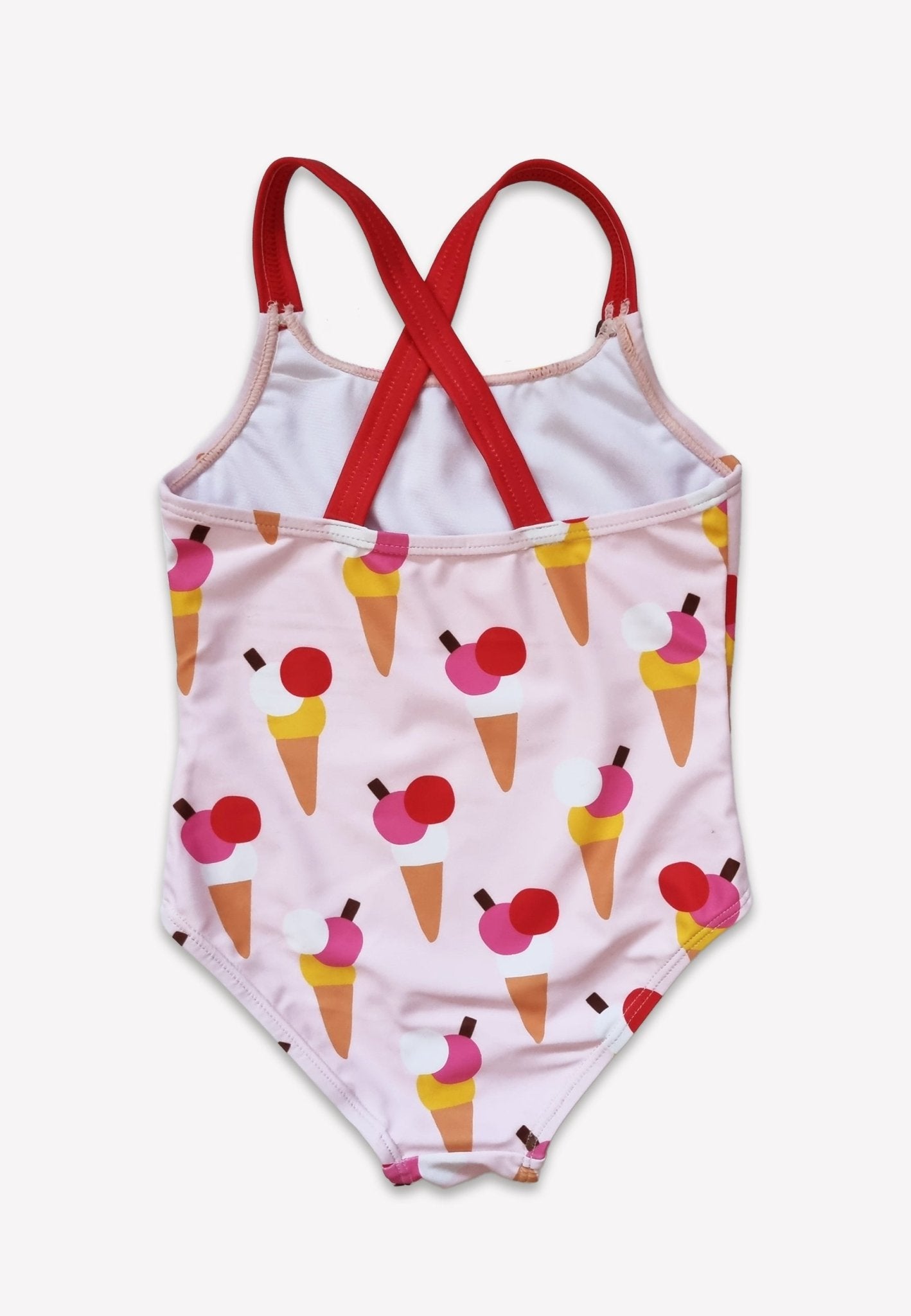 Ice Cream Cones Print Kids' Swimsuit - Toby Tiger