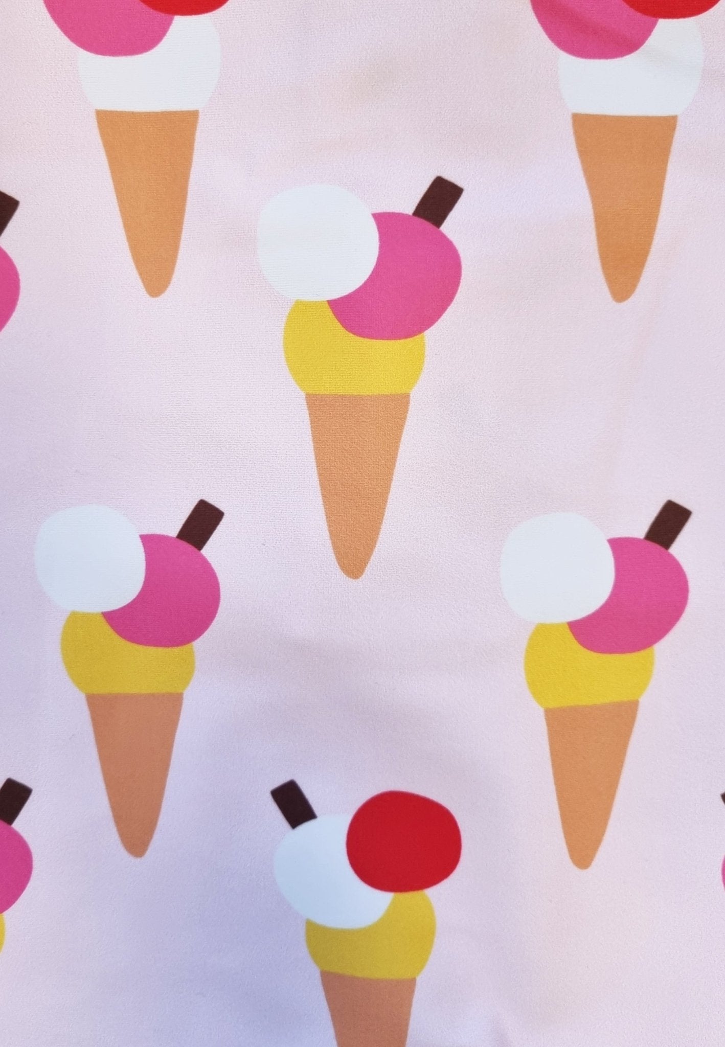 Ice Cream Cones Print Kids' Swimsuit - Toby Tiger