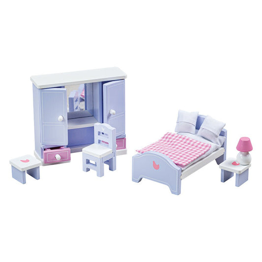 Dolls House Bedroom Furniture Set - Toby Tiger UK Retail