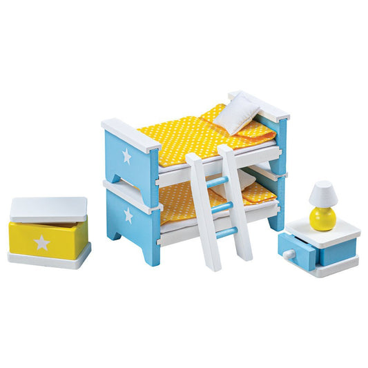 Dolls House Children's Bedroom Furniture Set - Toby Tiger UK Retail