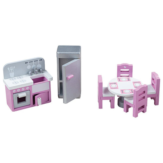 Dolls House Kitchen Furniture Set - Toby Tiger UK Retail