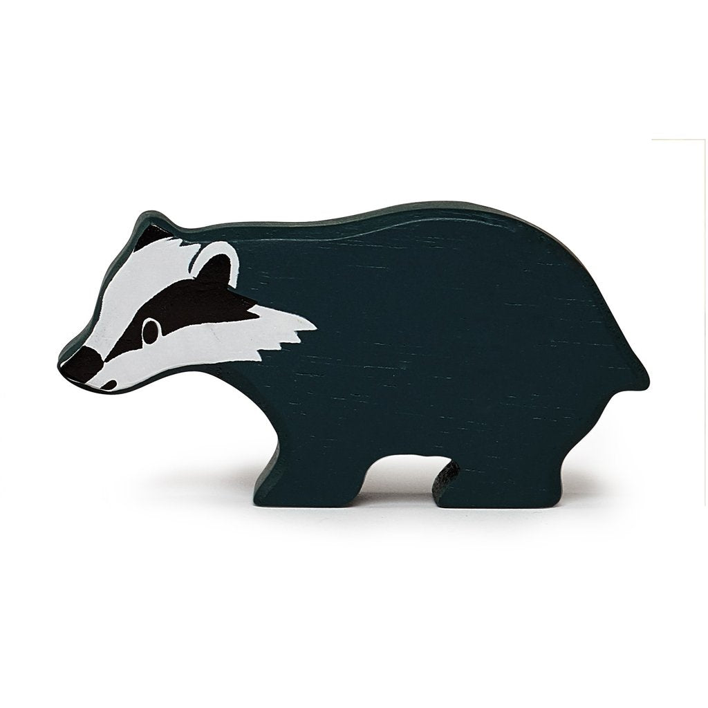 Wooden Woodland Animal - Badger - Toby Tiger UK Retail