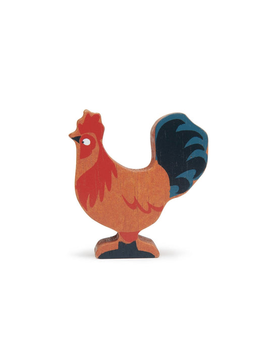 Wooden Farmyard Animal - Rooster - Toby Tiger UK Retail