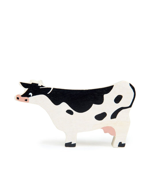 Wooden Farmyard Animal - Cow - Toby Tiger UK Retail