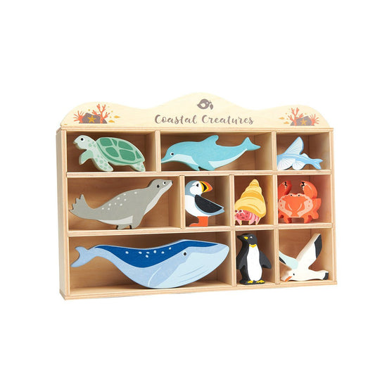 10 Sea Creature Animals & Shelf - Toby Tiger UK Retail