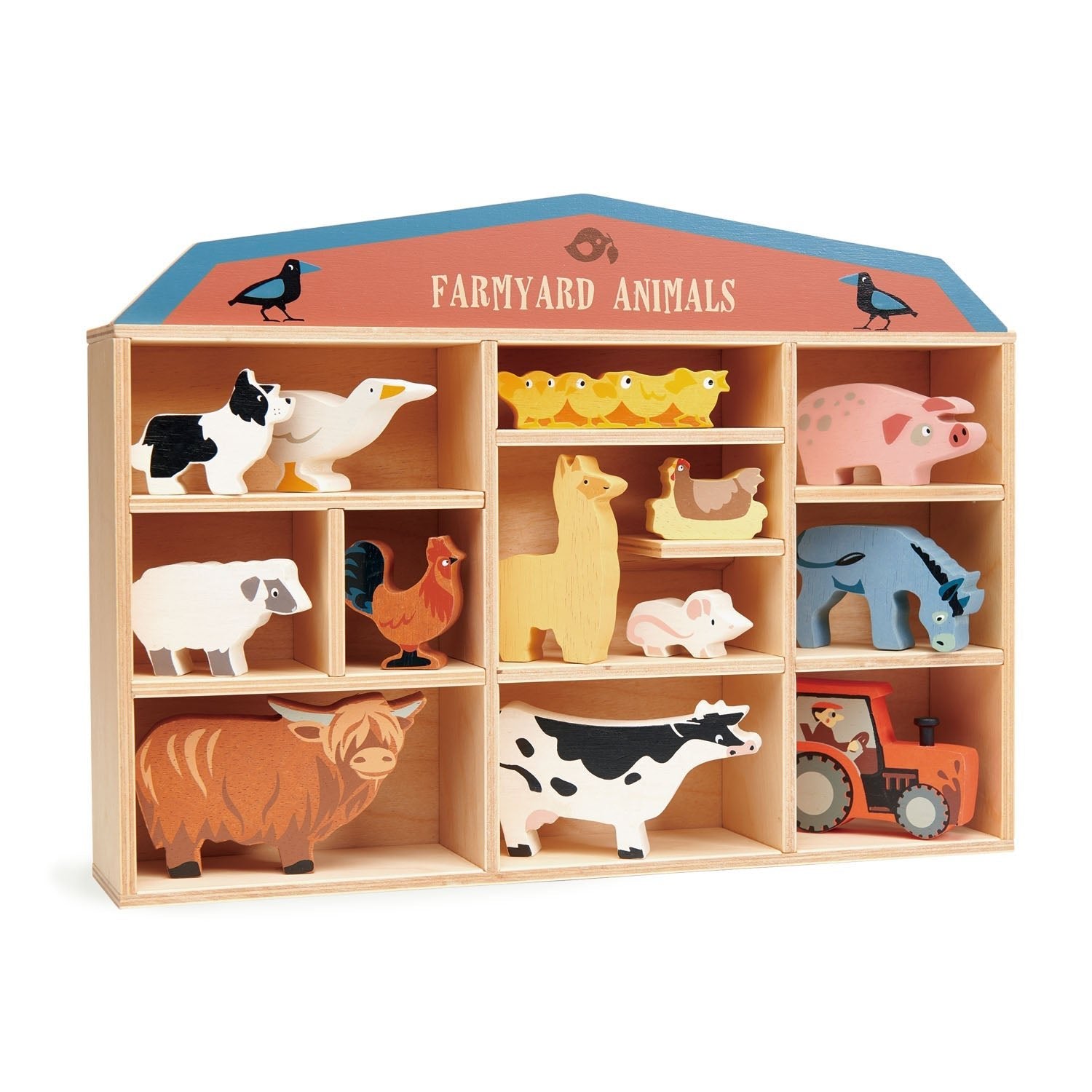 13 Farmyard Animals & Shelf - Toby Tiger UK Retail