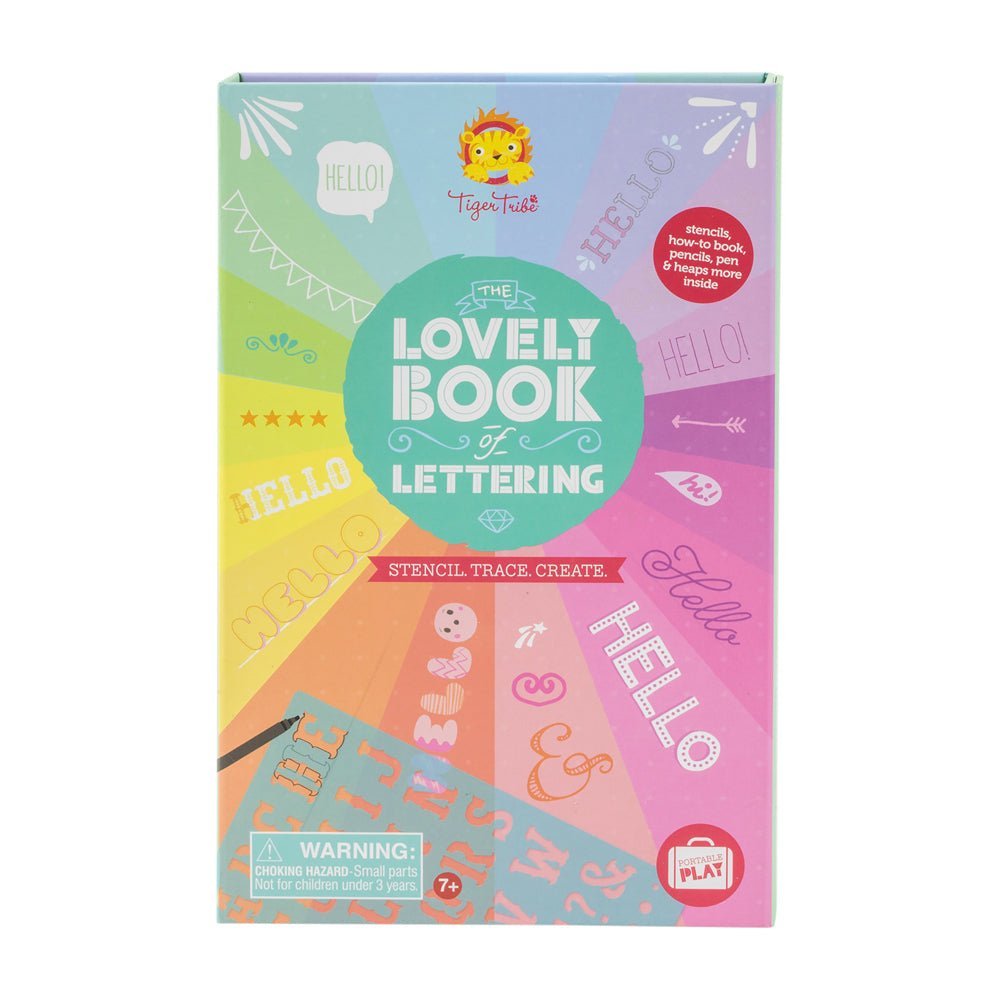 The Lovely Book of Lettering Art Set - Toby Tiger UK Retail