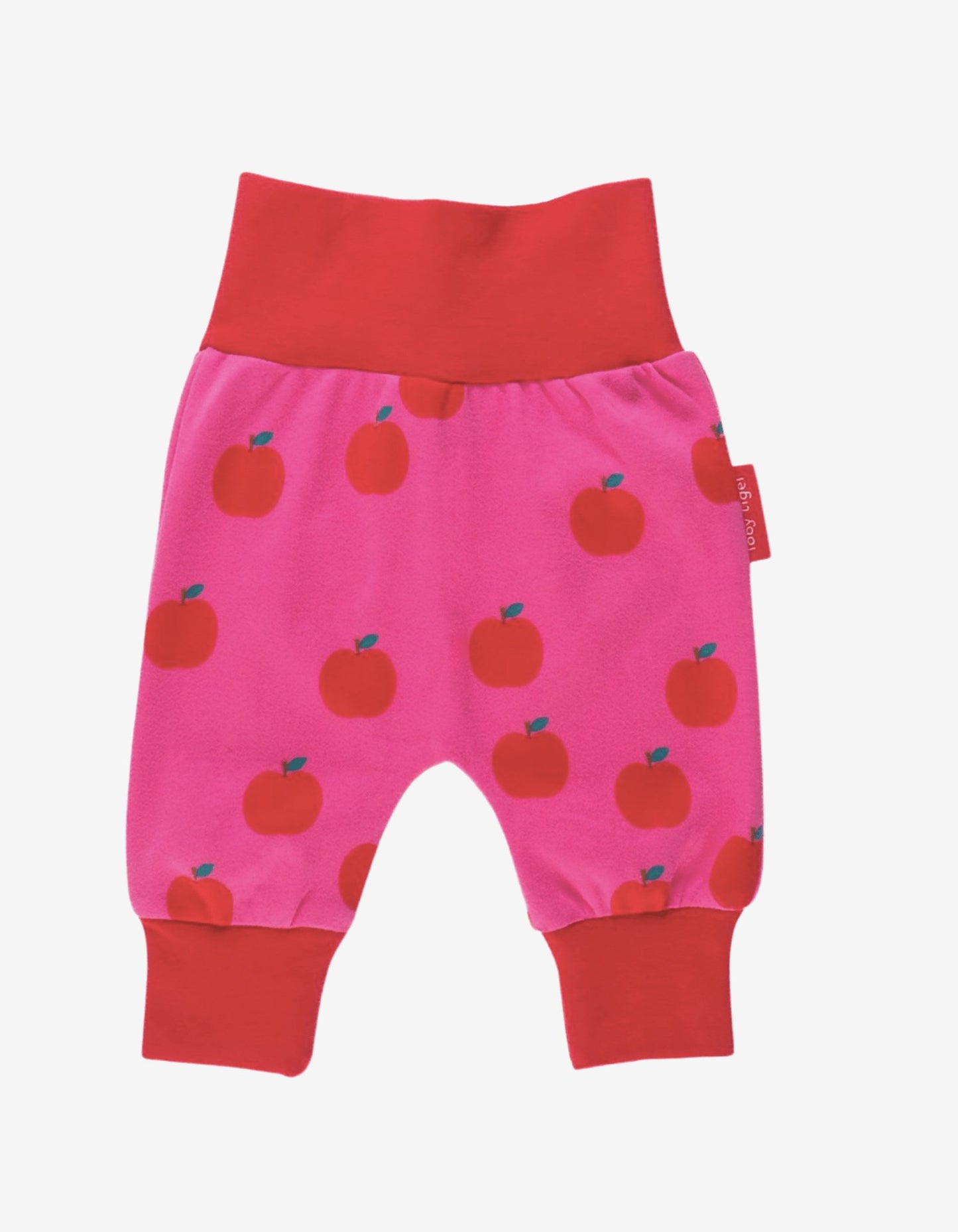 Organic Apple Print Yoga Pants - Toby Tiger UK Retail