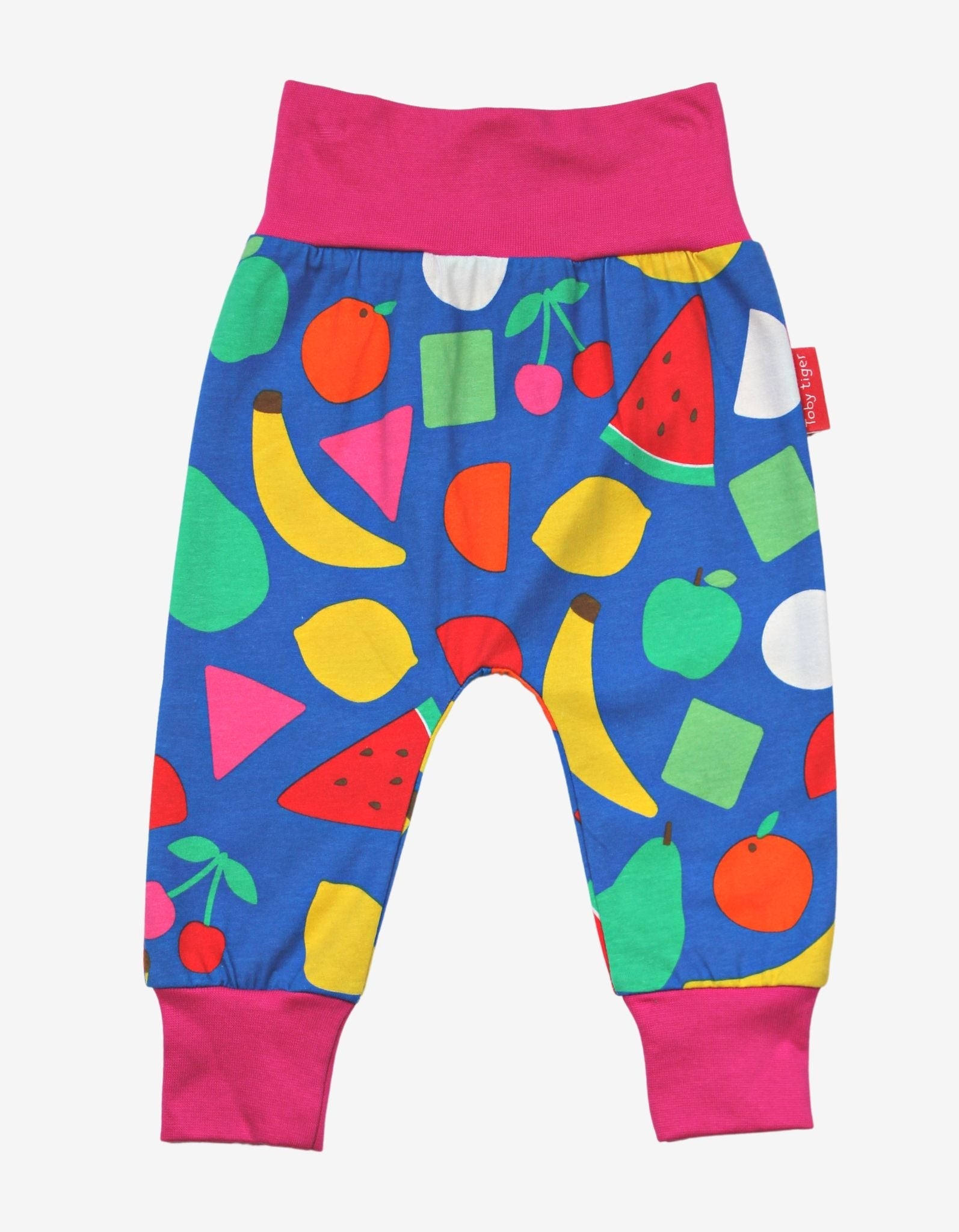 Organic Fruit Print Yoga Pants - Toby Tiger UK Retail