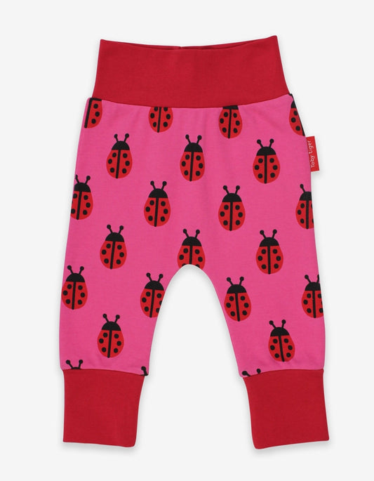 Organic Ladybird Print Yoga Pants - Toby Tiger UK Retail