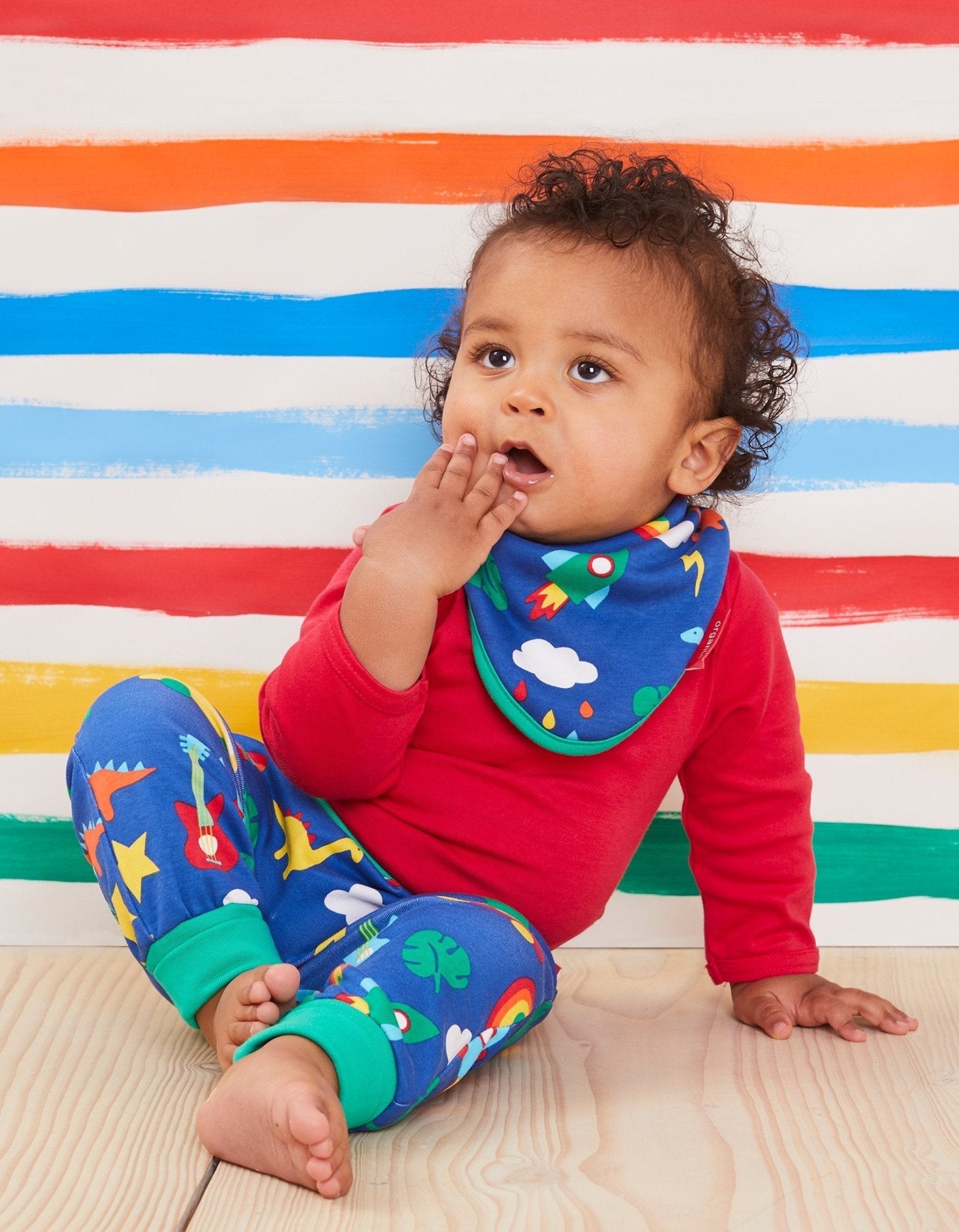 Organic Playtime Mix - Up Print Yoga Pants - Toby Tiger UK Retail