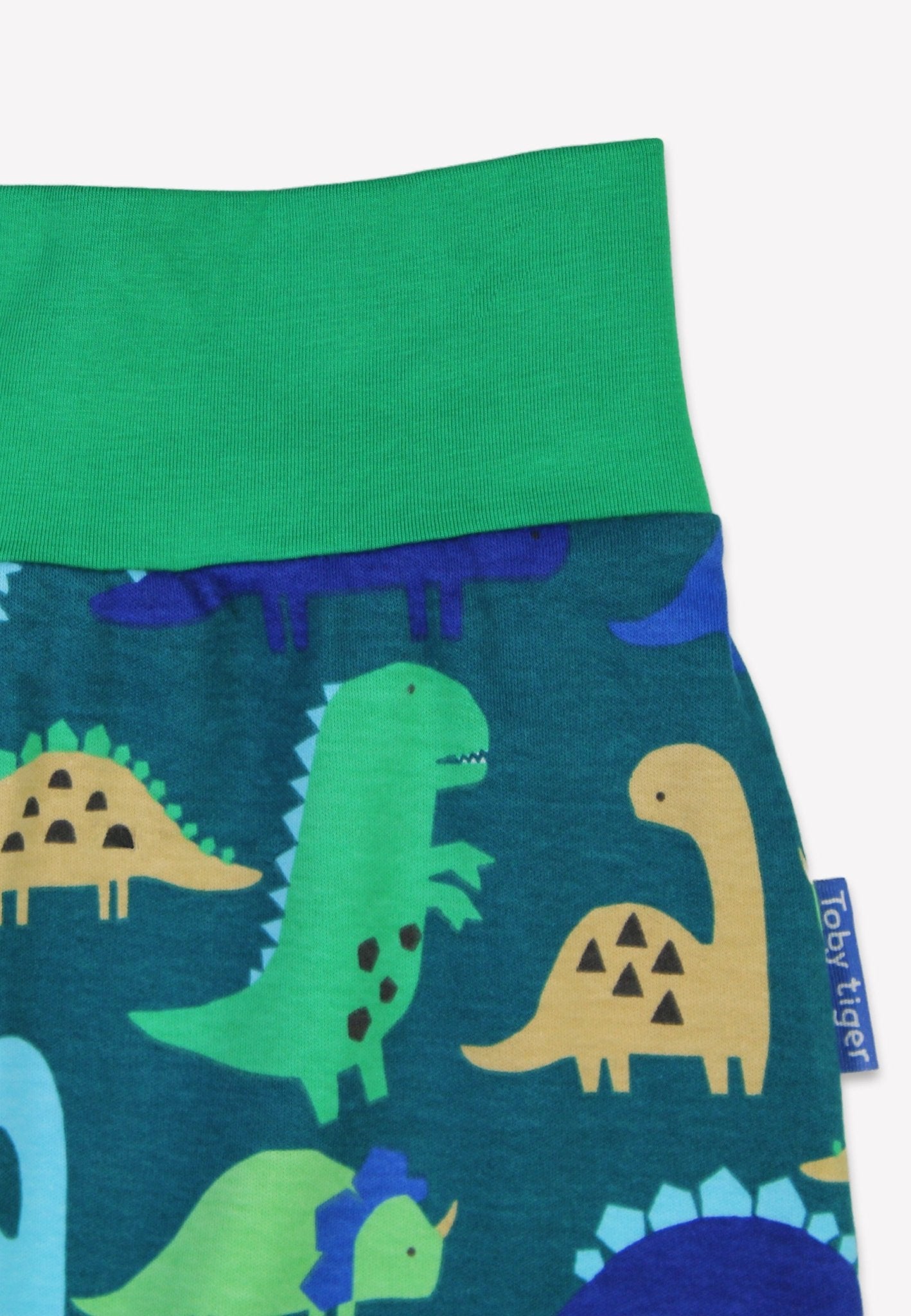 Organic Tonal Dinosaur Print Yoga Pants - Toby Tiger