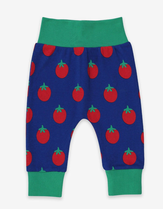 Organic Tomato Print Yoga Pants - Toby Tiger UK Retail