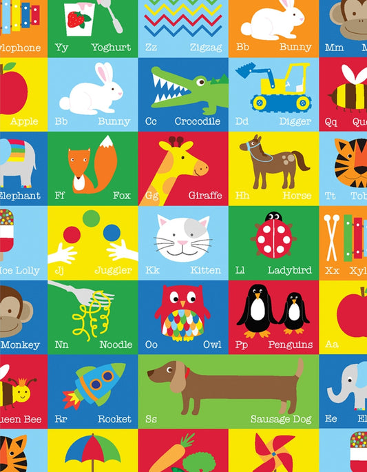 Alphabet Wrapping Paper - Toby Tiger UK Retail