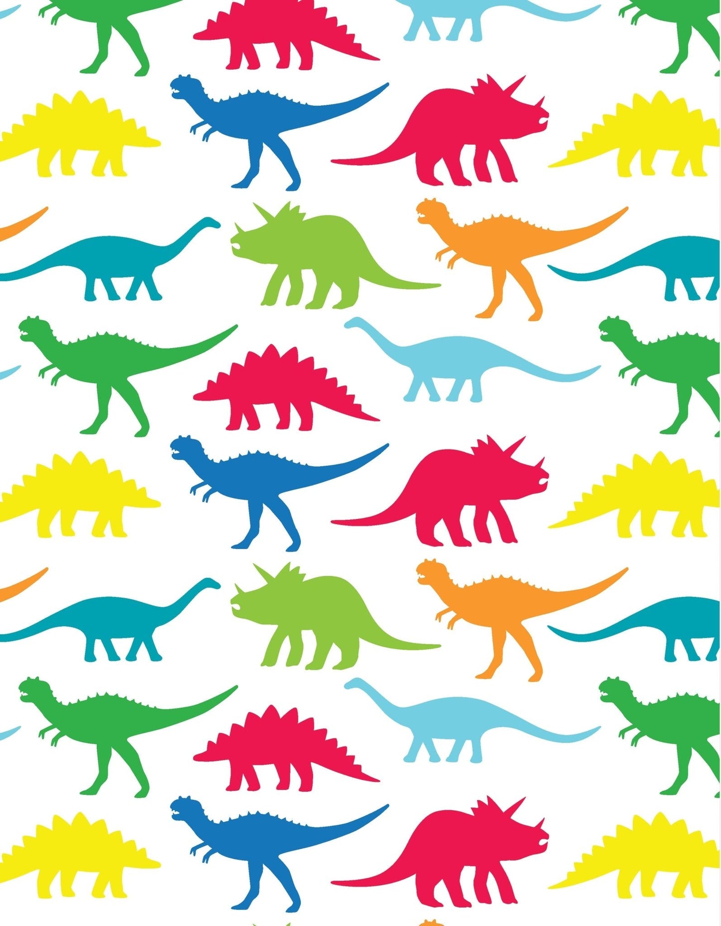 Multi Dino Wrapping Paper - Toby Tiger UK Retail