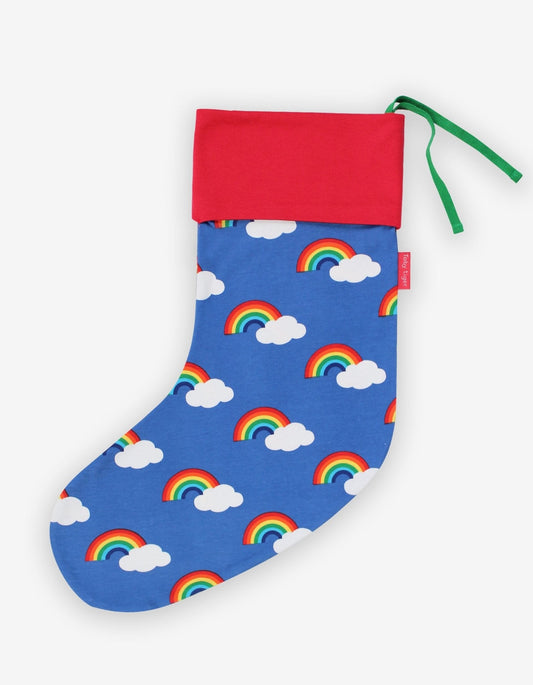 Organic Multi Rainbow Christmas Stocking - Toby Tiger UK Retail