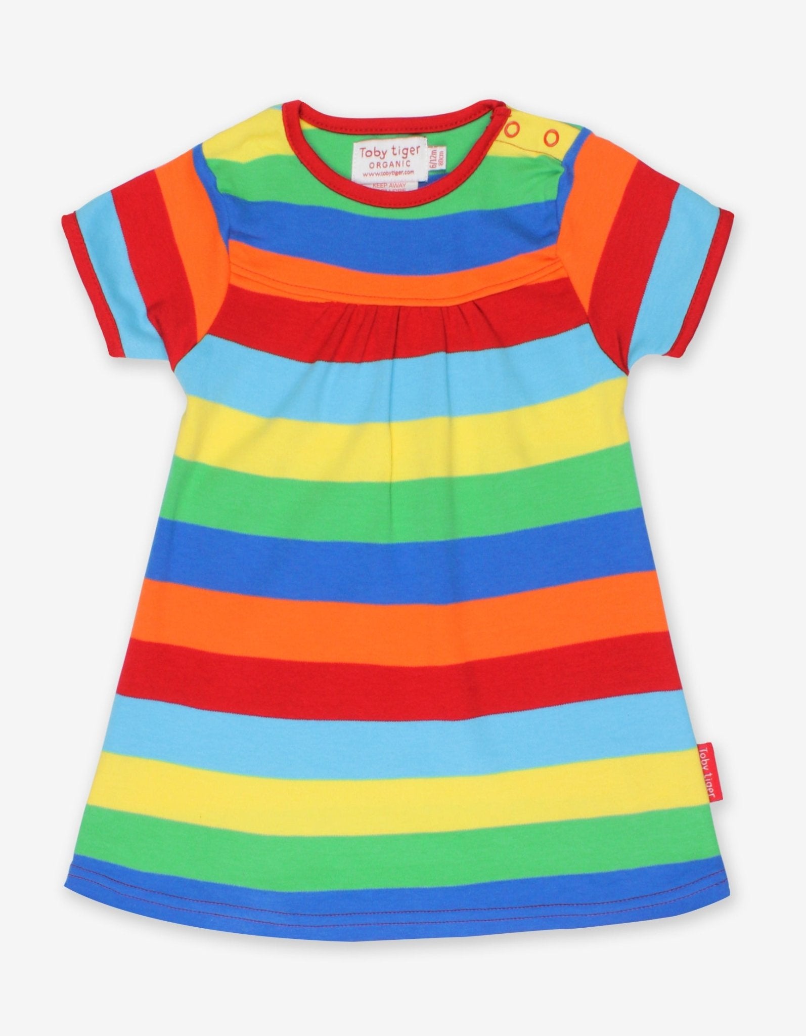 Short sleeve store striped dress