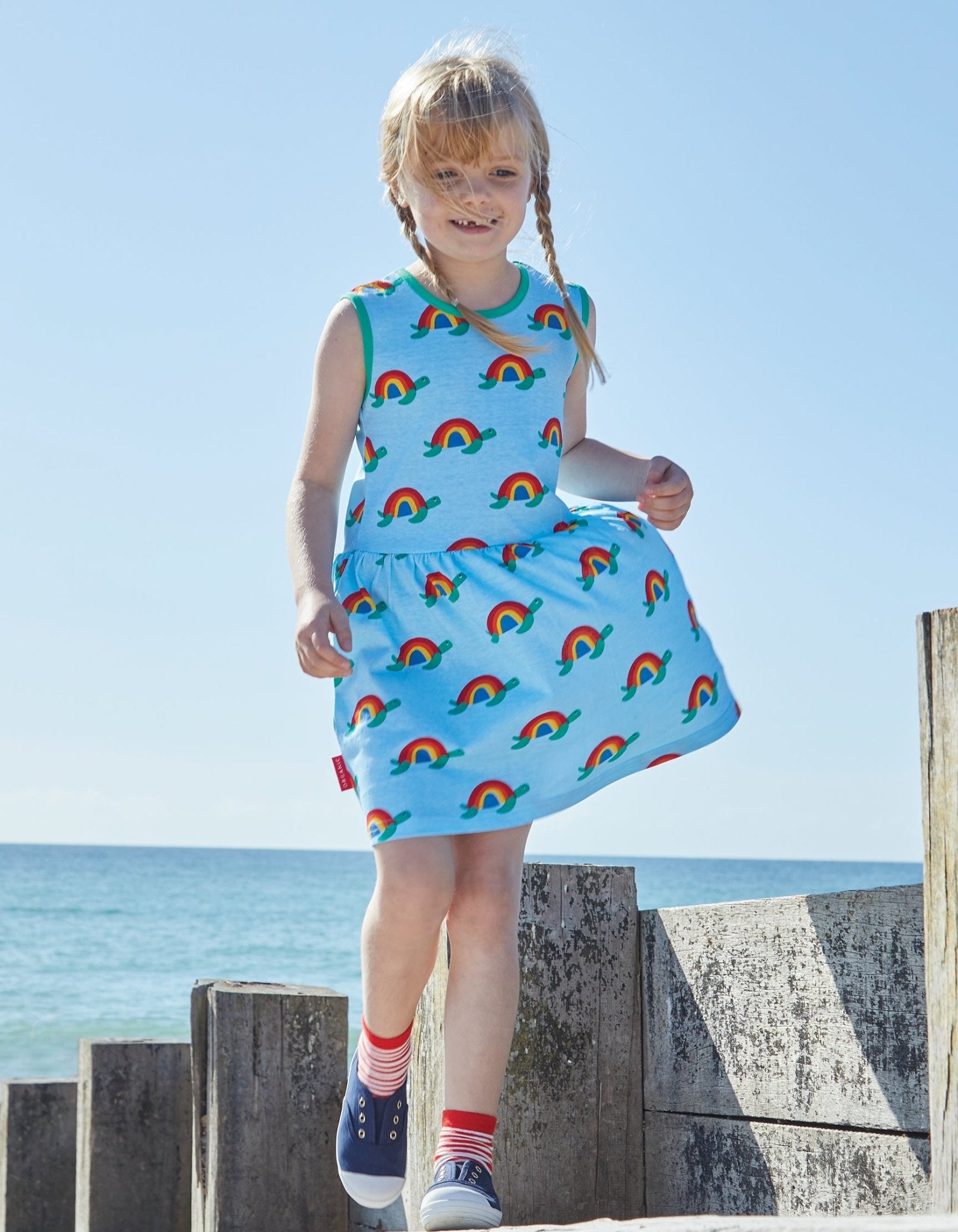 Turtle clearance print dress